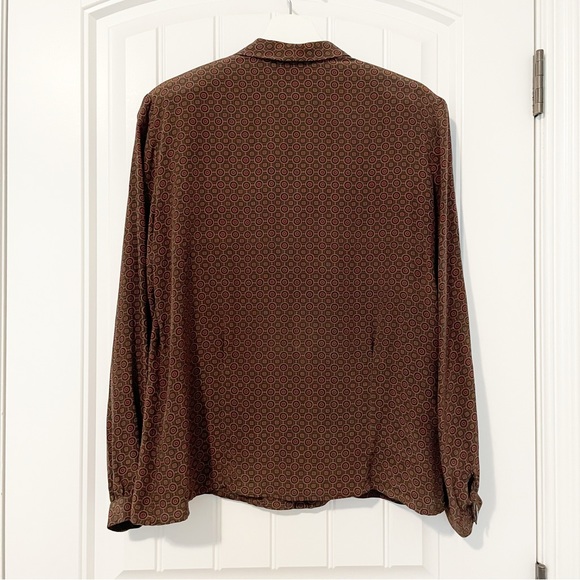 Liz Claiborne Petite Vintage Silk Blouse Size 8 Petite - Picture 3 of 11